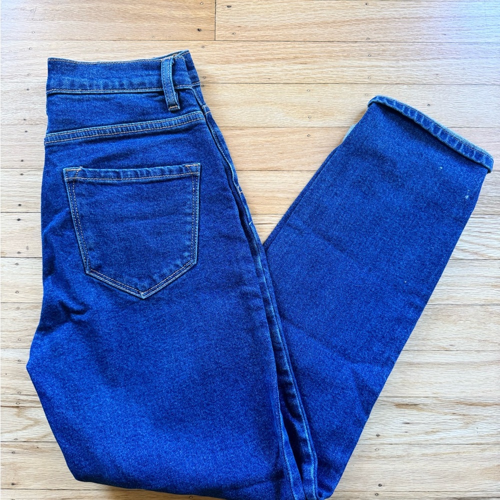 Fashion Nova Deep Blue Denim Jeans